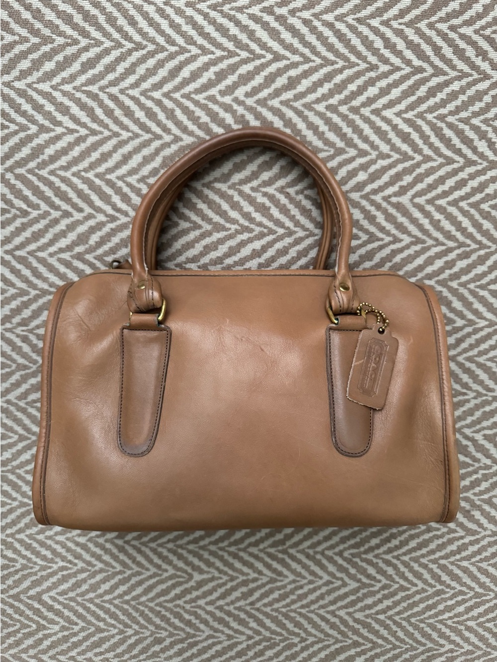 Vintage Coach Madison Satchel 9725 in Putty with Hang Tag, Made in NYC